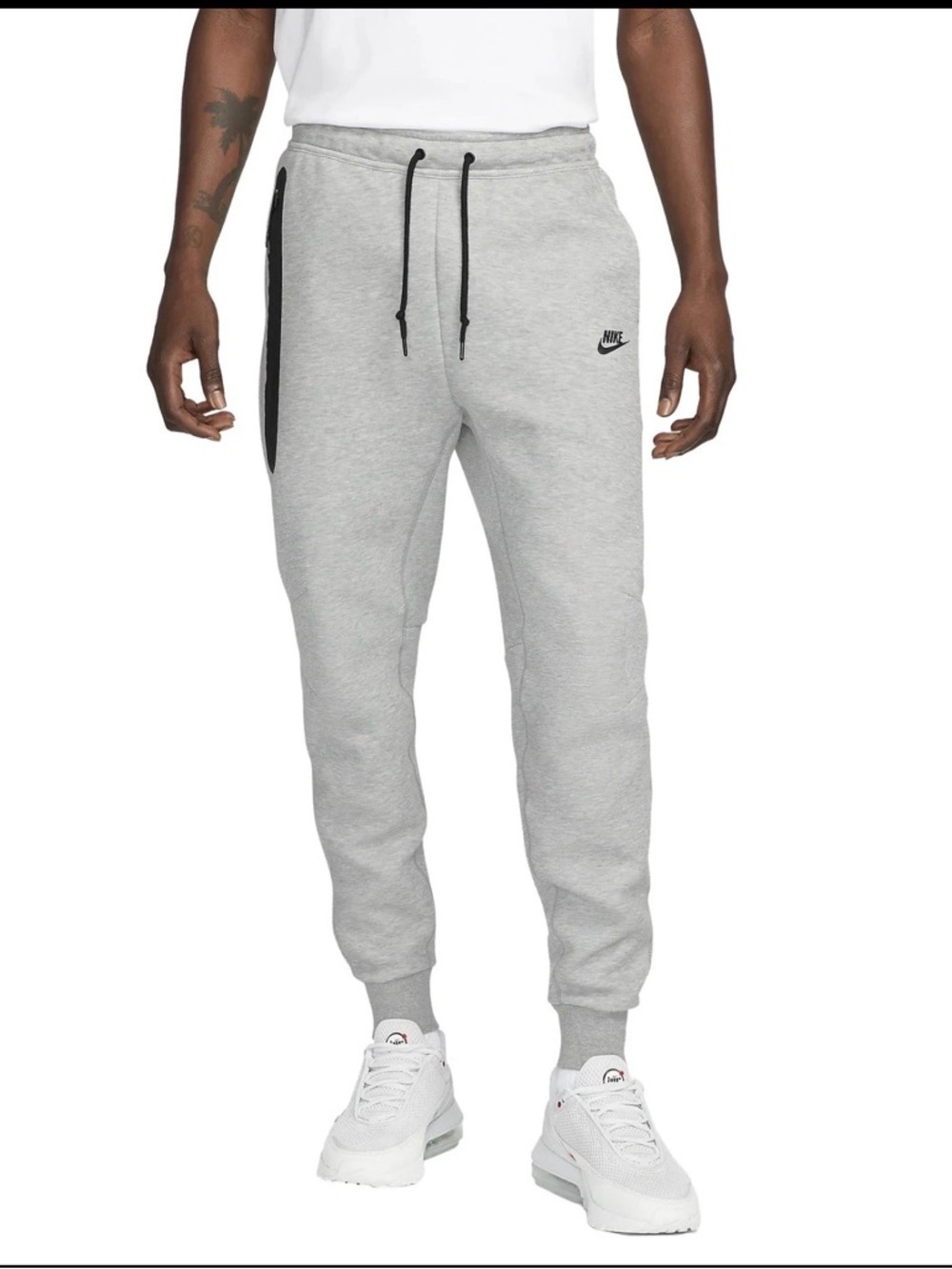 Men's Nike Tech Grey Fleece Joggers -XXL